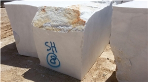 White Pearl Marble Blocks from Albania