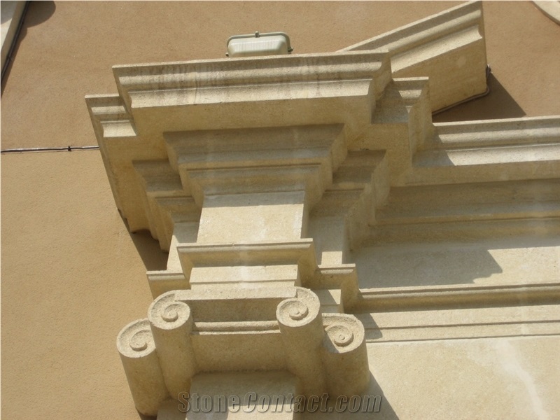 Decorative Albamiel Sandstone Balustrades, Staircase Hand Rails