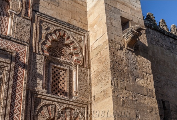 Restoration Pieces with Albamiel Spanish Sandstone