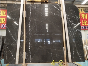 Cafe Marquina Pietra Brown Marble Slab