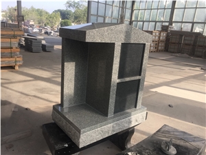 Granite Cremation Roof Top Two Niches Columbarium