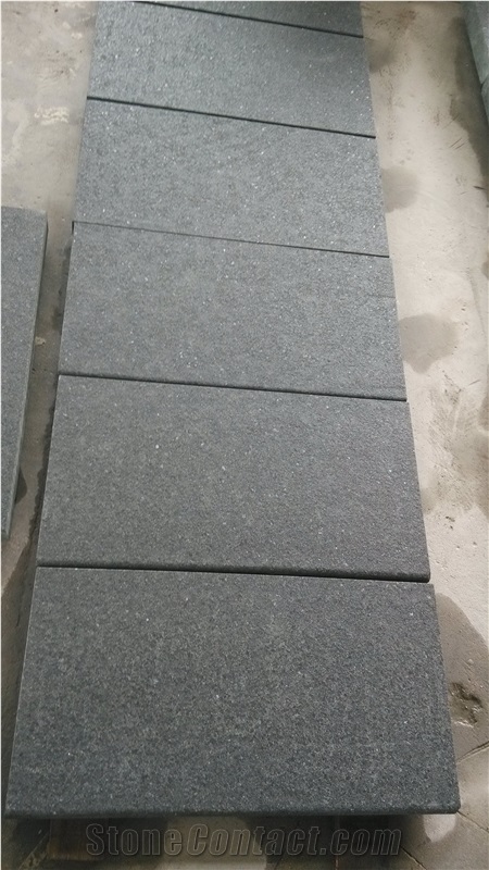 Own Quarry Black Granite Paver Floor Tiles