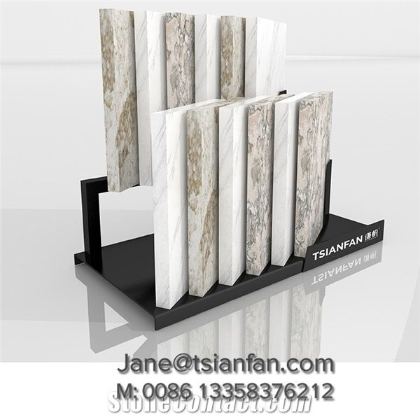 Countertop Surface Samples Display Rack for Granite Stone Marble