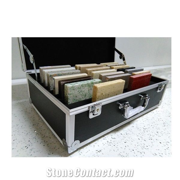 Marble Stone Sample Exhibition Display Suitcase