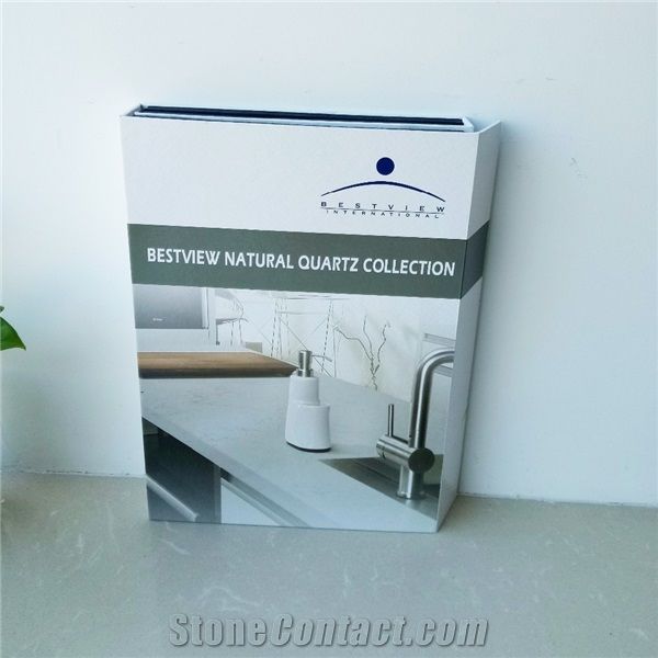 Plastic Quartz Stone Sample Book for Granites