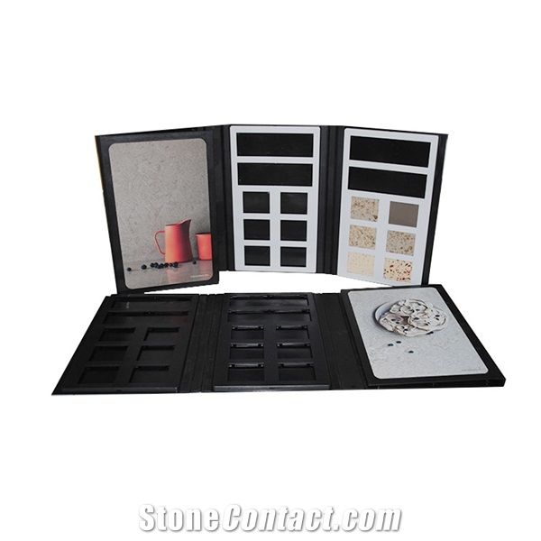 Plastic Quartz Stone Solid Surface Sample Folder