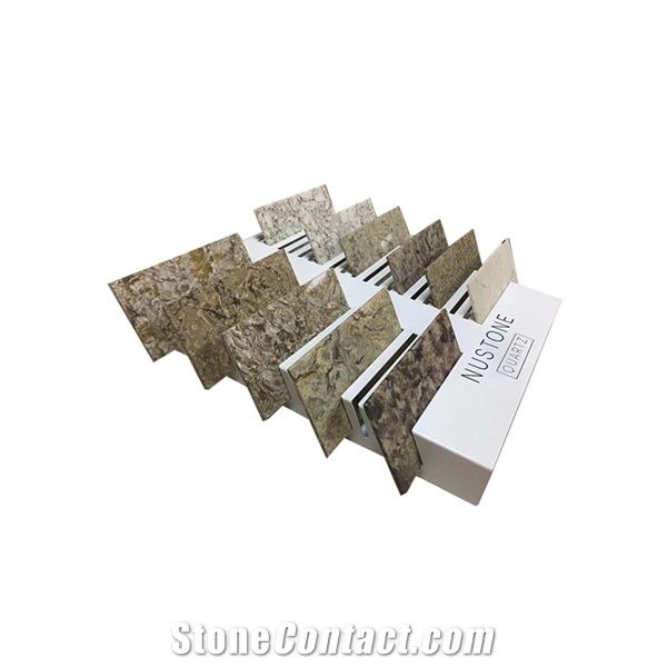 Quartz Stone Tile Countertop Rack Display Stand