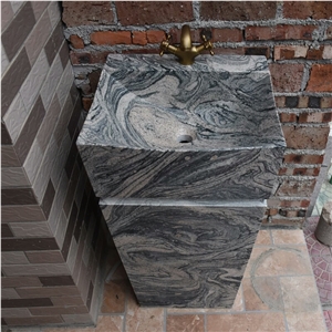 China Juparana Granite Pedestal Sinks,Granite Sink
