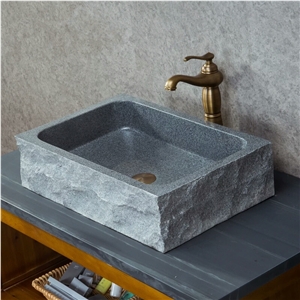 G654 Granite Wash Basins,Dark Grey Granite Sinks
