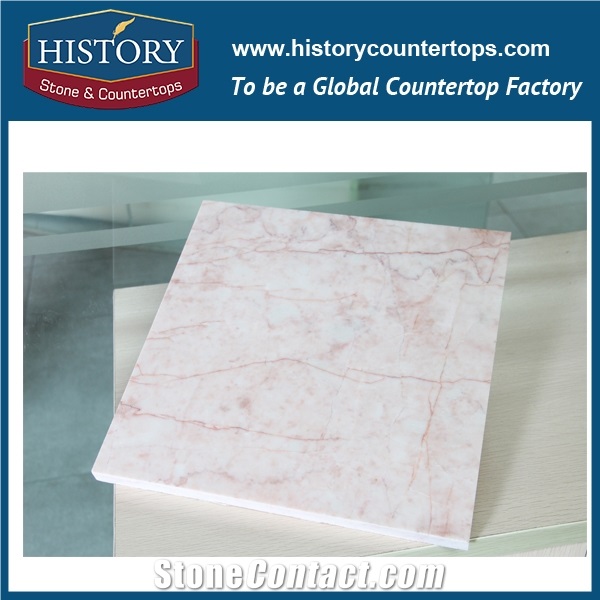 White Pink Vein Marble Pink Color Marble Flooring