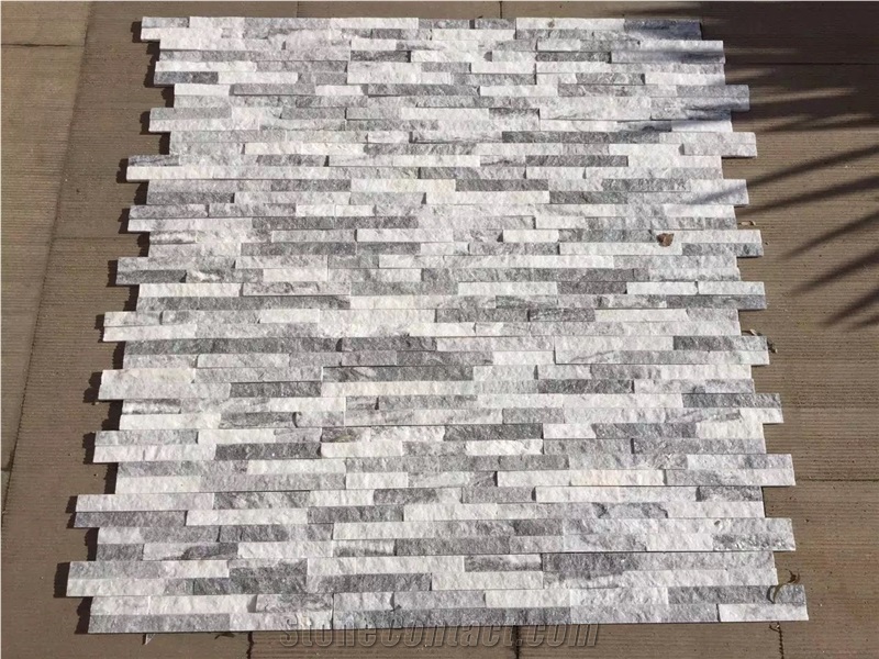 Cloudy Grey Marble Tile Culture Stone Wall Stone