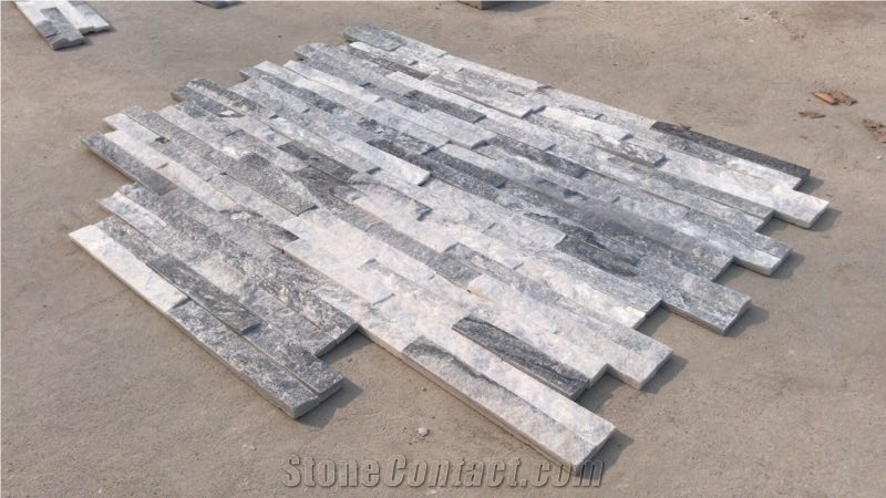 Cloudy Grey Marble Tile Culture Stone Wall Stone
