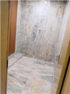 Italy Silver Grey Marble with Light Yellow Grains