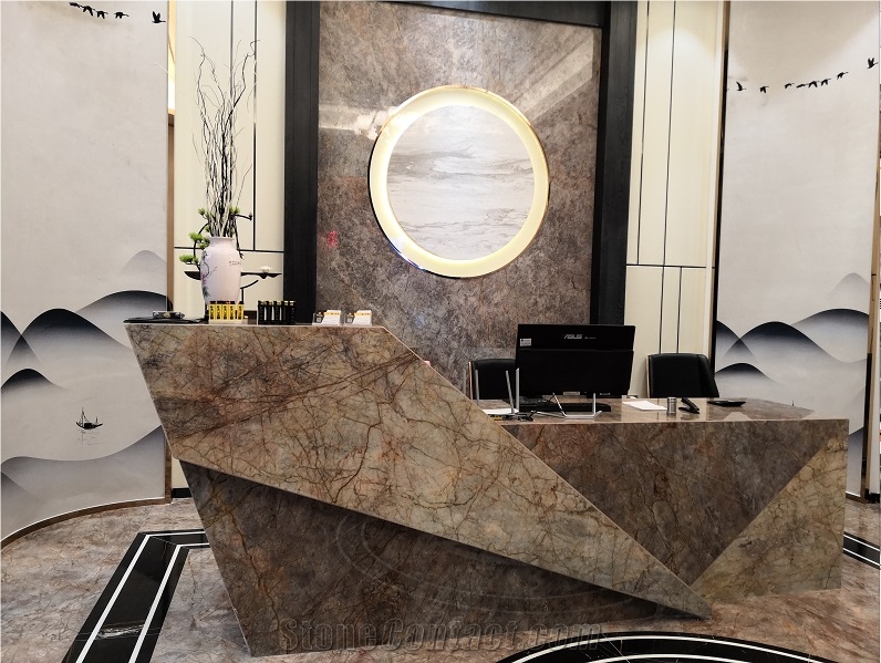 Parri Multicolor Brown Marble for Home Decoration
