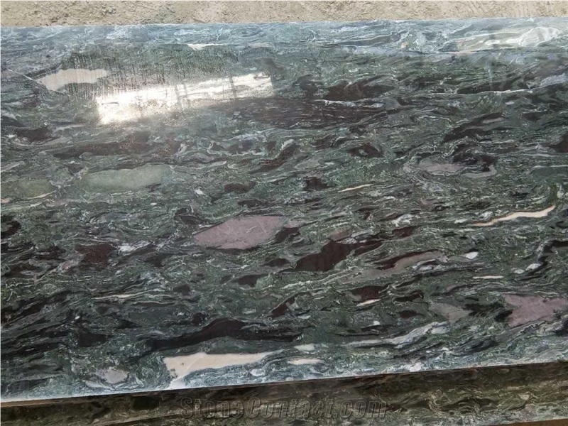 Seawave Green Marble Slab