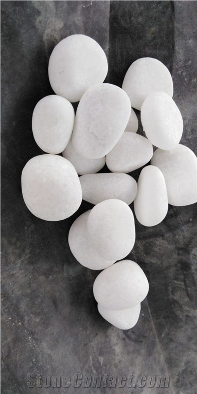 White Marble Pebbles