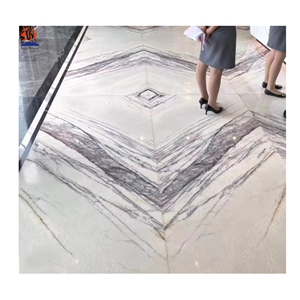 Light Grey Milas Lilac Marble Stone Slabs Tiles