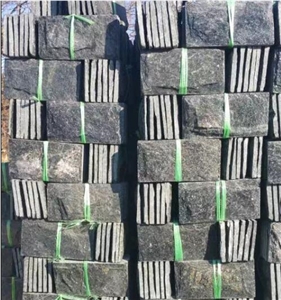 Natural Black Quartzite Stack Stone Tile