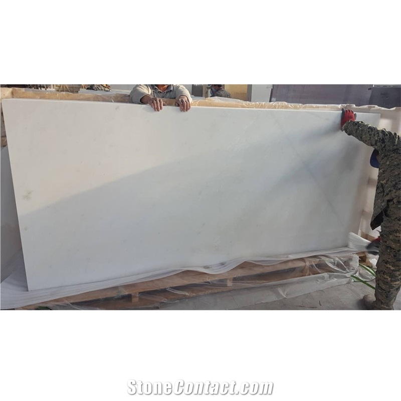 Qt309 White Quartzite Countertops Tabletops Polish