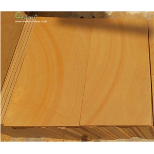 Sy 154 Yellow Wood Sandstone Flooring Tile Panel