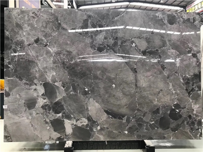 Gem Grey Marble Gem Stone Natural Grey Tile
