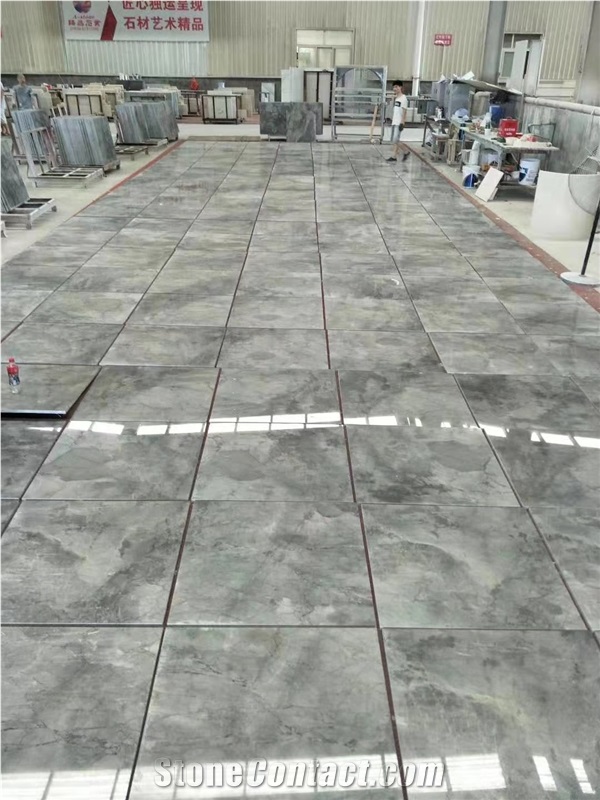 Luxury Marble Floor Tiles Calacatta Grey Marble