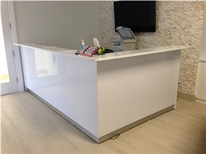Commercial Acrylic Office Reception Counter