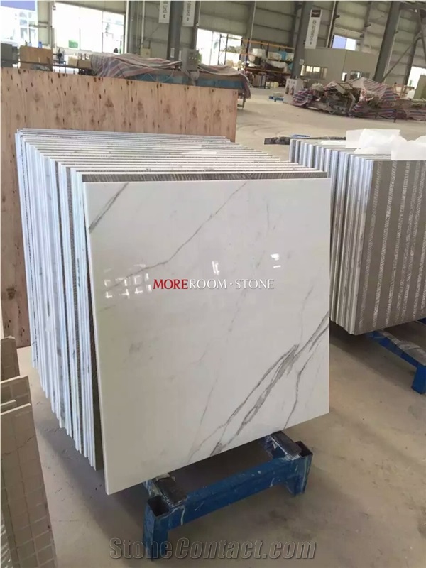 Super Thin Marble Veneer Composite Tile Panels
