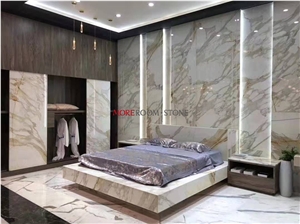 White Calacatta Gold Marble Price Wall Tiles
