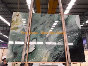 Blue Sky Marble Stone Slabs Floor Wall Covering