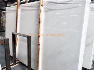 China White Marble Tiles Slabs Floor Wall Covering