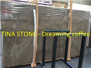 Dreaming Coffee Marble Wall Floor for House Decor