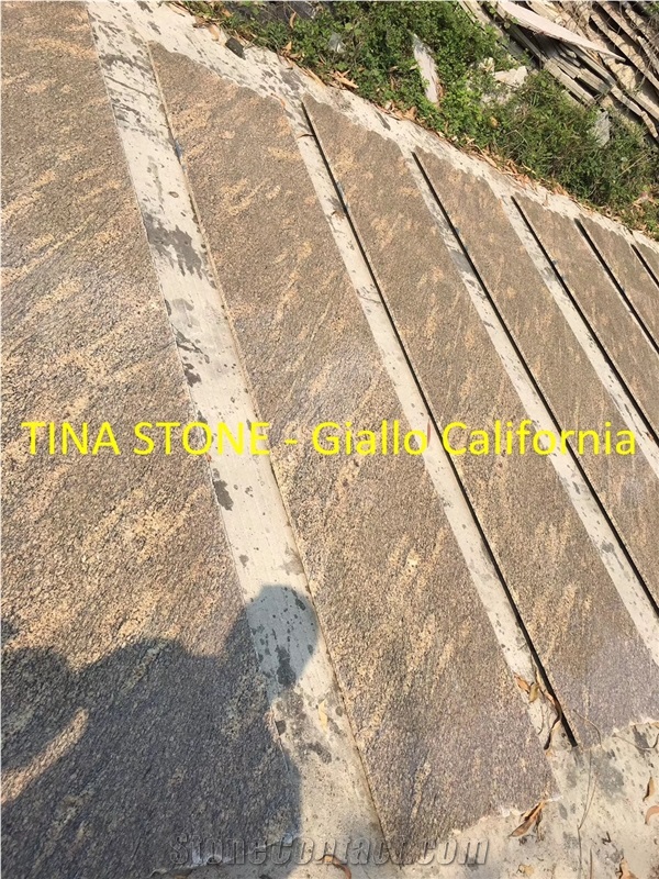 Giallo California Granite Stone Slab for Building