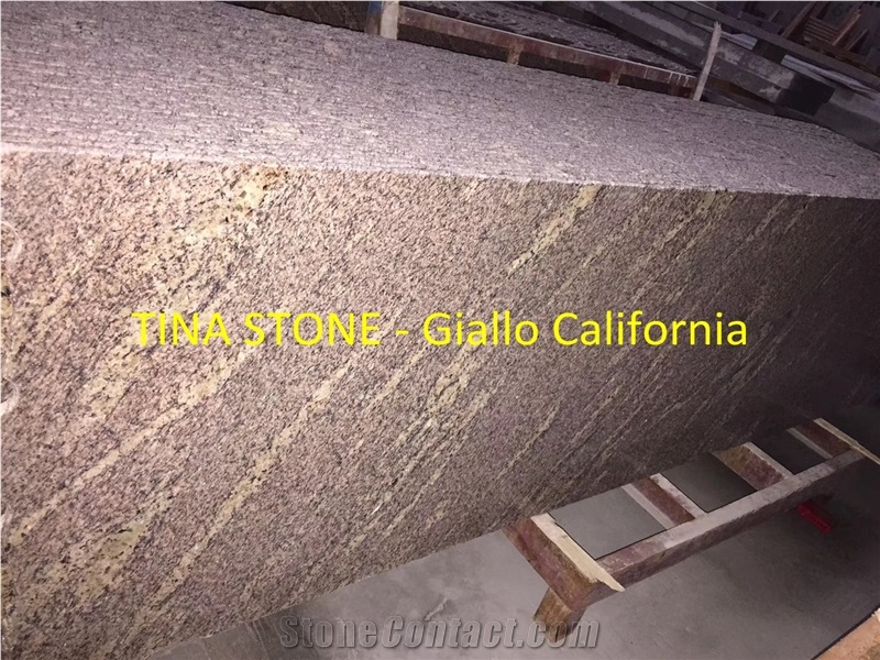 Giallo California Granite Stone Slabs & Tiles