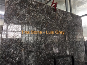 Luis Grey Marble Stone Slabs Floor Wall Covering