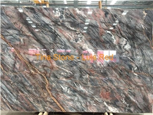 Luis Red Marble Wall Cladding Door Skirting Tiles