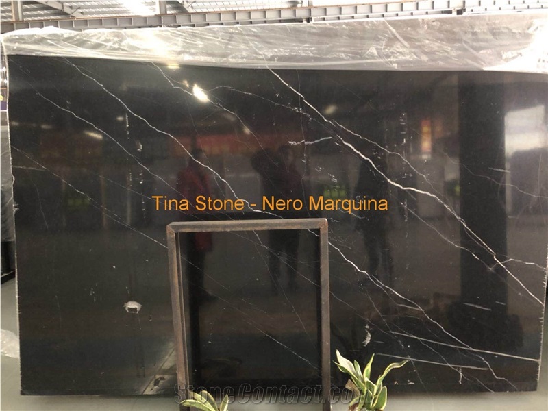 Nero Margiua Marble Slabs Wall Floor Covering