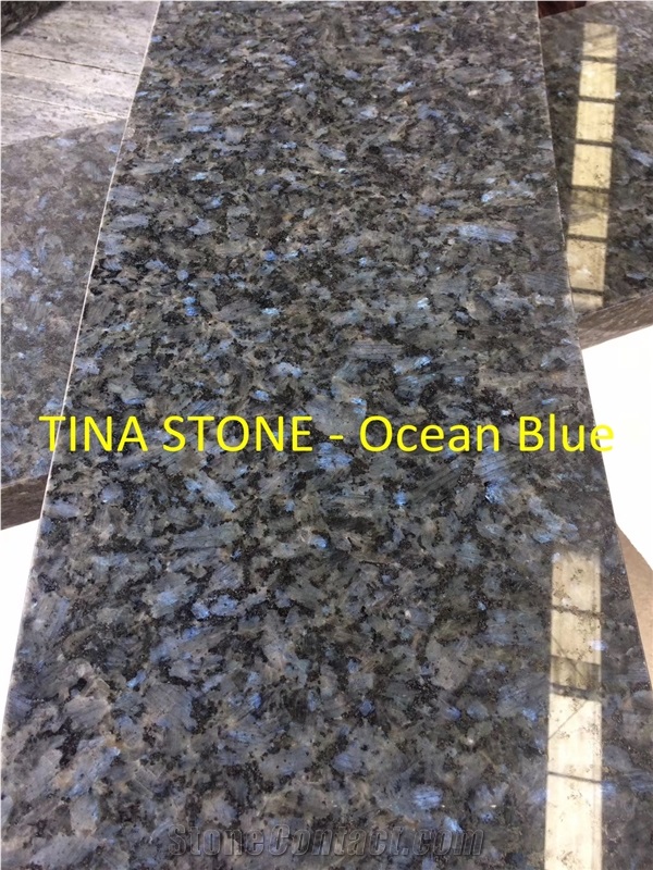 Ocean Blue Granite Slabs Tiles