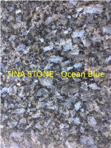 Ocean Blue Granite Stone Slab Floor Wall Cladding