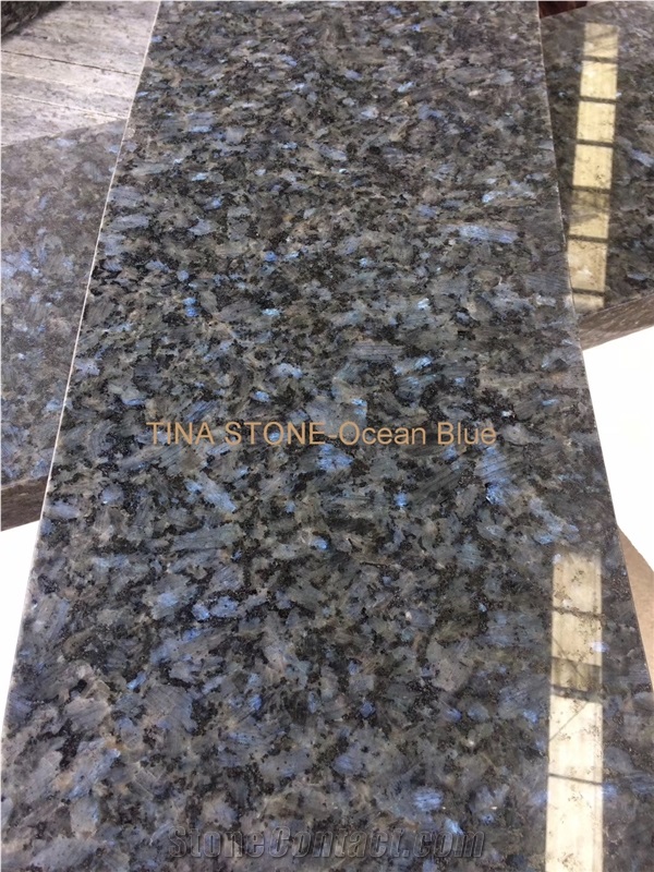 Ocean Blue Granite Tiles Slabs