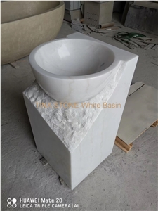 White Marble Baths Sinks Bathroom Kitchen Garden
