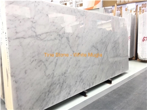 White Mugla Marble Stone Slabs Tiles Floor Wall