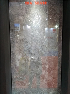 Era Silver Marble Slabs, Tiles