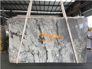 China Super White Horizon Grey Marble Slab & Tile