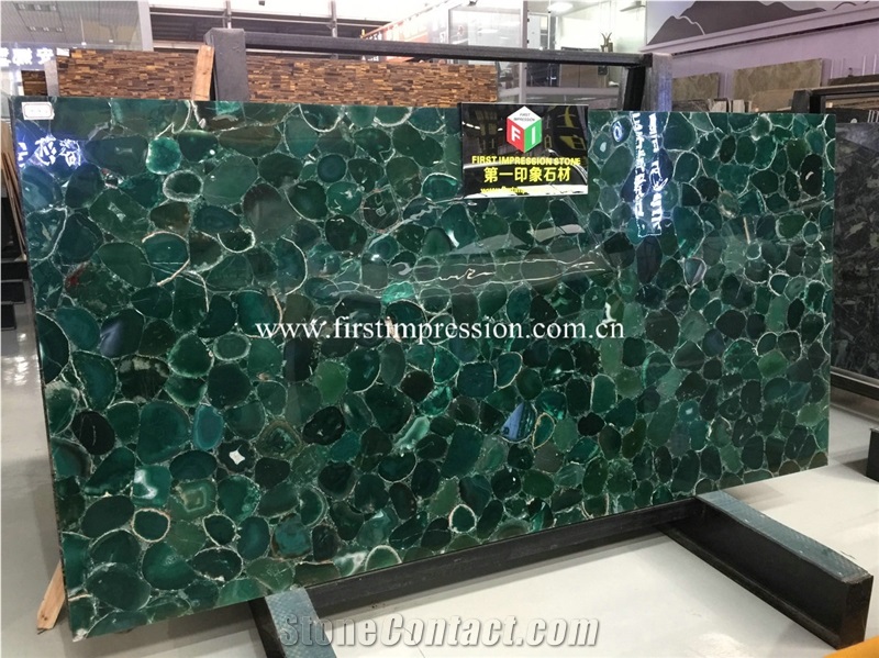 Colorful Agate Gemstone Slabs for Interior