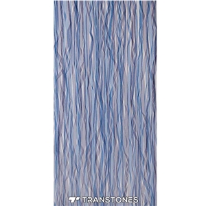 Blue Pattern Acrylic Resin Panel for Bathroom