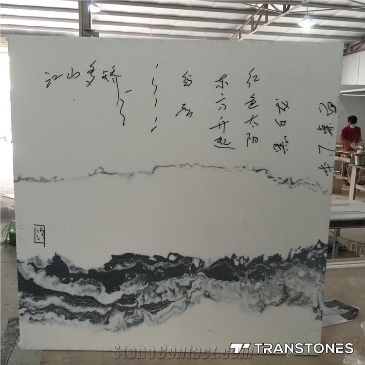 Chinese Style for Interior Column Counter Decor