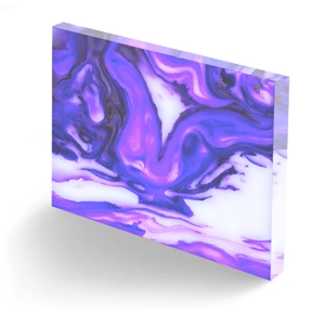 Purple Artificial Stone Backlit Alabaster Sheet