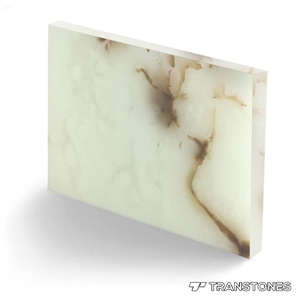Translucent Faux Onyx Wall Covering Stone