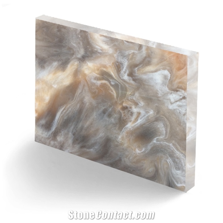 Transparent Wall Panel Faux Alabaster for Countertops